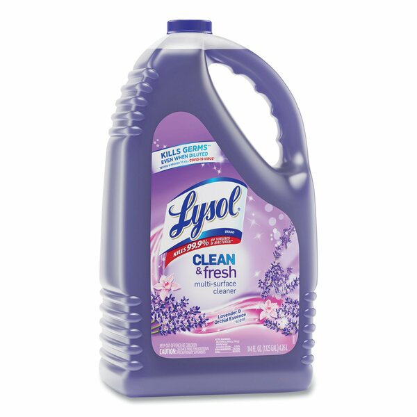 Lysol Clean & Fresh Multi-Surface Cleaner, 144 oz. Bottle, characteristic 88786